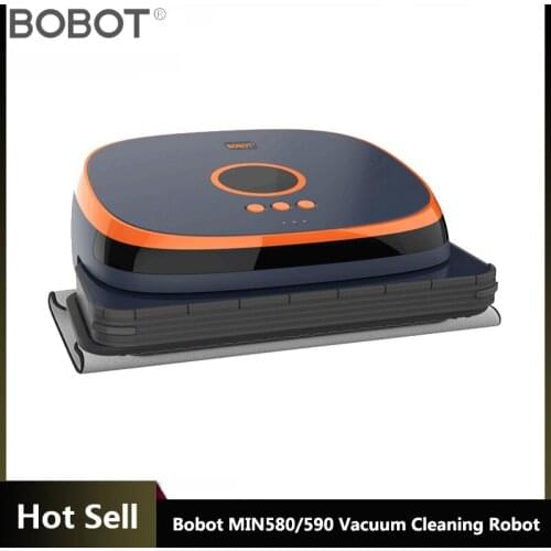 Bobot MIN580/590 Vacuum Cleaning Robot Sweep Dry Wet Mopping Smart Mop Auto Floor Carpet Pet Hair Cleaner 120 Mins