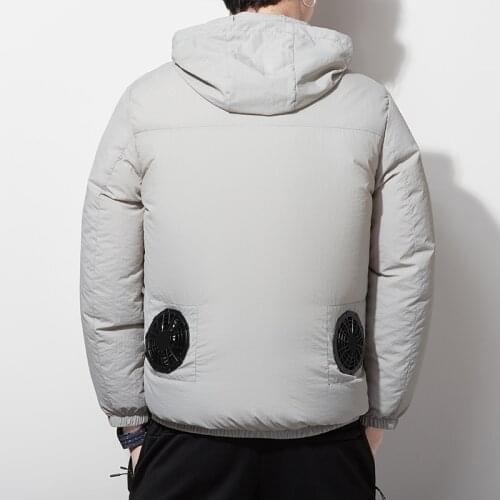 New Summer Outdoor Cooling Fan Jacket Men Air Conditioning Clothing Sun-Protective Coat Construction Work Clothes