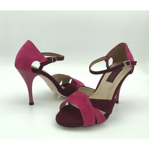 Sexy NEW Argentina Tango Dance Shoes Wedding Shoes Party Shoes for women Flamenco shoes leather outsole T627395RBGS high heel