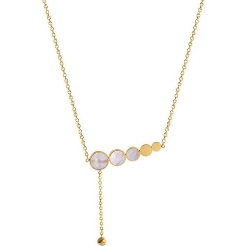 Titanium Steel Choker Necklace Women Korean Fashion Simple Chic Clavicle Chain Pendants Necklaces Jewelry Gifts