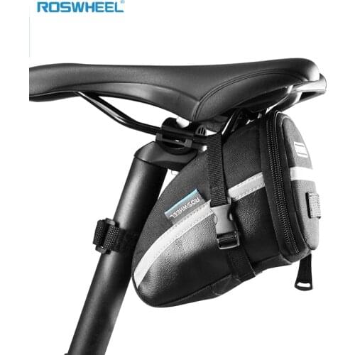 ROSWHEEL Bicycle Saddle Bag Seat Post Storage Tail Pouch Cycling MTB Road Bike Rear Pannier Bicycle Bolsa Bisiklet Aksesuar13196