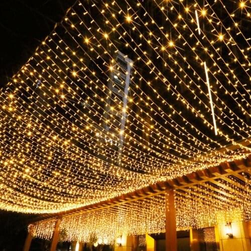 100M Twinkle Star String Lights 8 Modes Christmas String Lights Outdoor Garden Xmas Wedding Party Decor Fairy Garland Lights