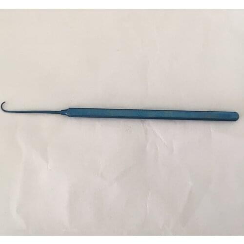 Titanium Curved Hook ophthalmic surgical instrument