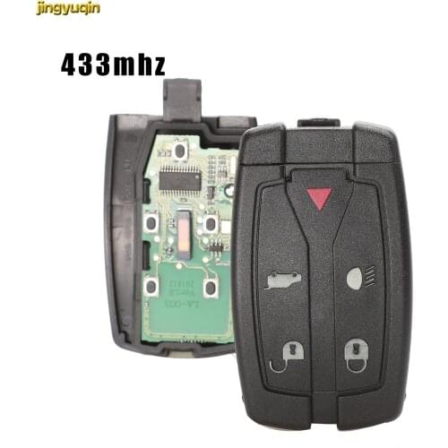 Jingyuqin Smart Remote Control Car Key 433MHz For Land Rover Freelander 2 3 LR2 Sport Fit Range Rover w/ Integrated Chip 5 BTNS