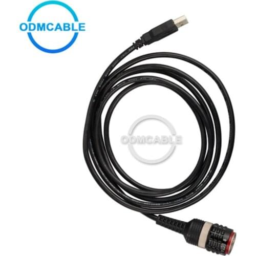 USB Cable for Volvo 88890305 vocom diagnosis cable 12 pin cable for vocom renault 88890030 diagnostic scanner