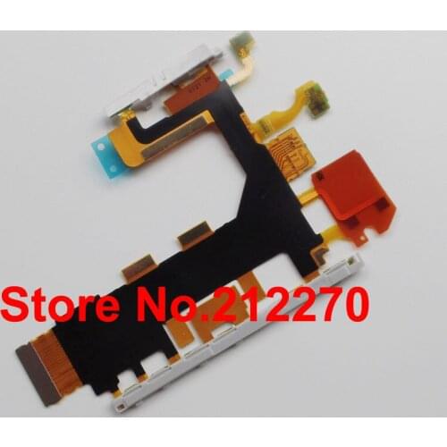 YUYOND Free DHL EMS New Power Flex Cable With Volume & Mic Buttons For Sony Xperia Z2 D6502 D6503 Wholesale