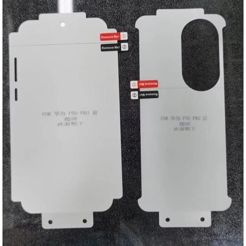 10D Soft TPU Hydrogel Film For Huawei P50 Pro Full Body Cover Screen Protector Gel Not Glass