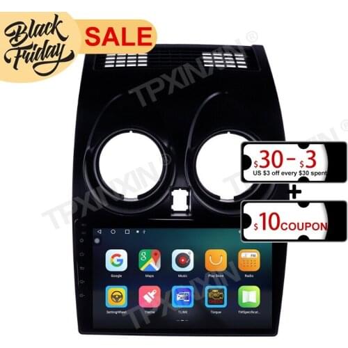 128G Android 10 PX6 is Suitable for Nissan Qashqai 2006 - 2013 GPS Navigation Car Radio Video Stereo Multi-function CarPlay Host