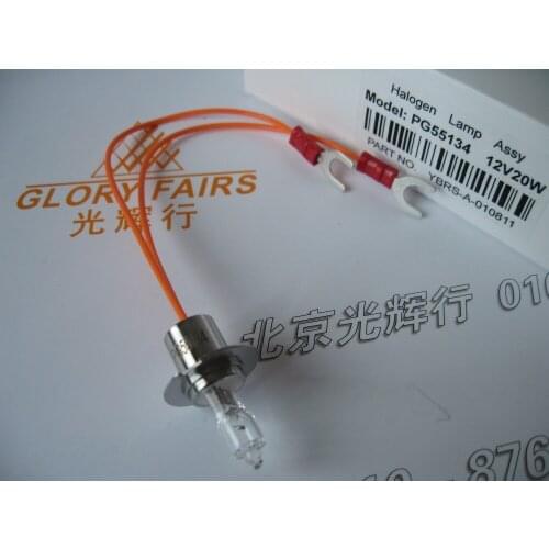 2pcs,PG55134 12V20W halogen lamp,Beckman Olympus chemistry analyzer,AU400 AU480 AU600 AU640 AU680,12V 20W spare bulb,MU988800