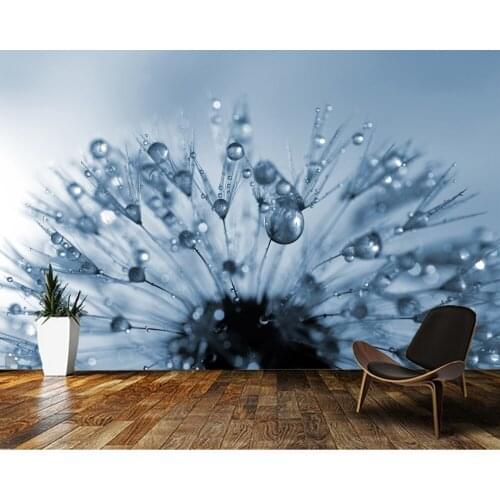Papel de parede Dandelion with dew abstract 3d wallpaper,living room bedroom kitchen wall papers home decor bar KTV mural