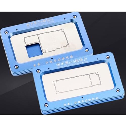 MJ Z15 Z16 Motherboard Holder Fixture With BGA Reballing Stencil for iPhone 11/11Pro/11Pro Max BGA Soldering Repair Tools