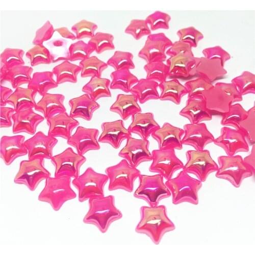 100pcs 10mm AB color Star Flatbacks Confetti Cabochons Cardmaking Embellishments Scrapbooking Resin Christmas Crafts