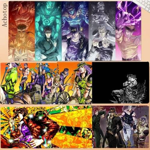Jojo bizarre adventure Mouse Pad Anime 90X40 Large Rubber Gaming Accessories Mausepad Gamer PC Keyboard Speed Desk Mat Mousepad