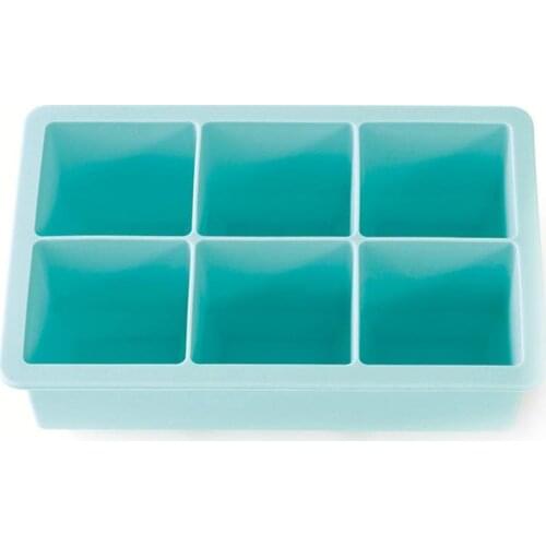 Creative Diy Ice Cream Mold Silicone 6-Cavity Dessert Maker Mold Summer Handmade Ice Cream Ice Cube Tray Kitchen Accessories