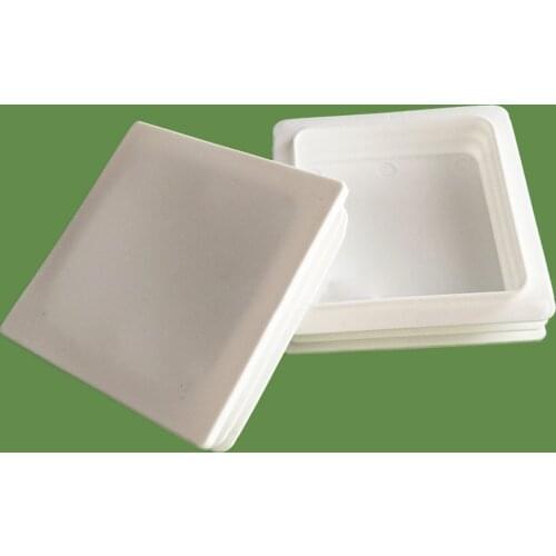 1/2/5/10pcs 100x100mm Black/White Square Plastic Blanking End Cap Tube Pipe Insert Plug Bung