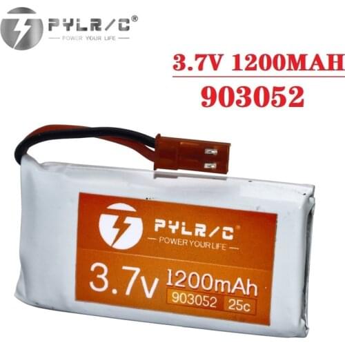 3.7V 1200mAh lipo Battery for H11D H11C Remote Control Helicopter Airplanes batteries 3.7 v 903052 JST Plug