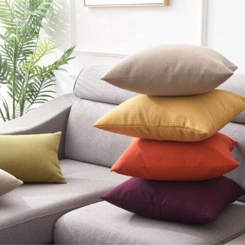 30X45/40x60/45x45/55x55cm Rattan texture linen cushion cover pillow case decorative solid color throw pillow cover pillowcase