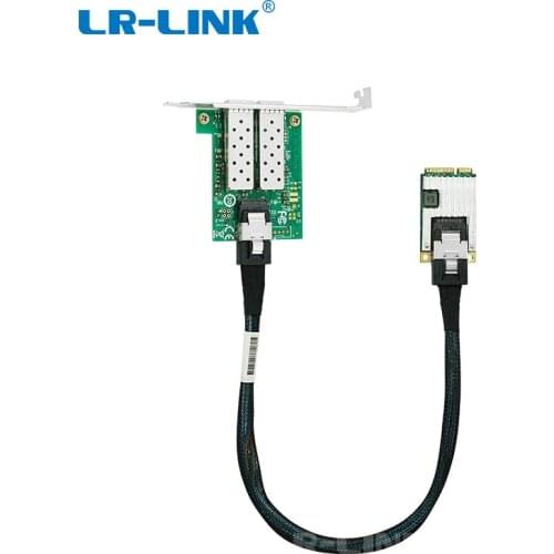 Mini PCIe Dual 2*SFP Ports Gigabit 1000Base-X Ethernet Fiber Mini PCIe Network Card Intel I350 Based