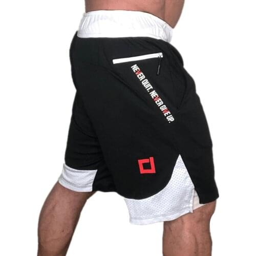 2020 New Quick Dry Men multi-pocket Sports Running Shorts fitness Exercise Jogging 2 IN 1 Shorts With Longer Liner 5 Colors