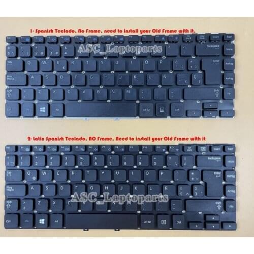 New Latin Spanish Español Teclado Keyboard For Samsung NP270E4E 270E4E NP275E4E 275E4E NP270E4V 270E4V NP275E4V 275E4V Black