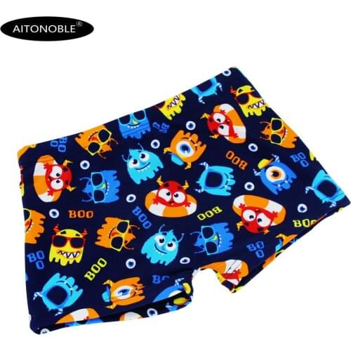 2019 New Baby Toddler Swimwear Trunks Sunga UV UPF 50+ Print Boy Shorts