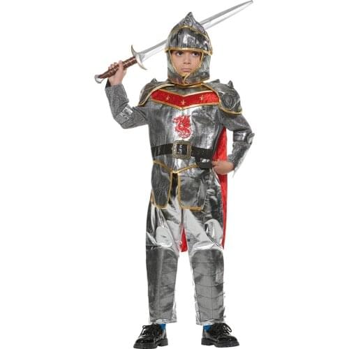 New Halloween Christmas kid Childrens knight Roman soldiers cosplay costume
