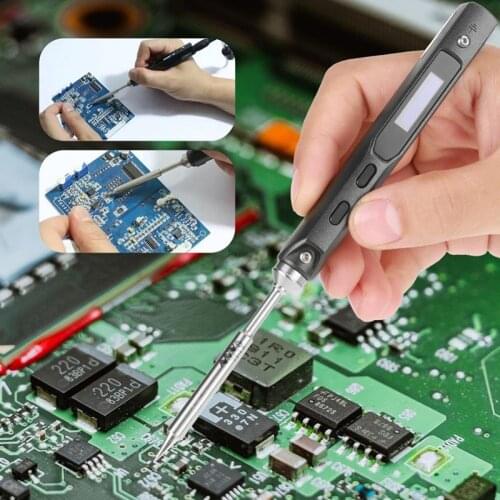 TS100 Pen-type MINI Programmable Smart Adjustable Digital LCD Electric soldering iron Soldering station