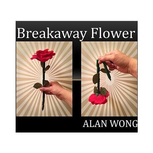 The Breakaway Flower - Magic Tricks,Fun Magic,Close-Up ,Stage,Card,Mentalism,Magic Accessories,Illusions,Magia Toys,Joke