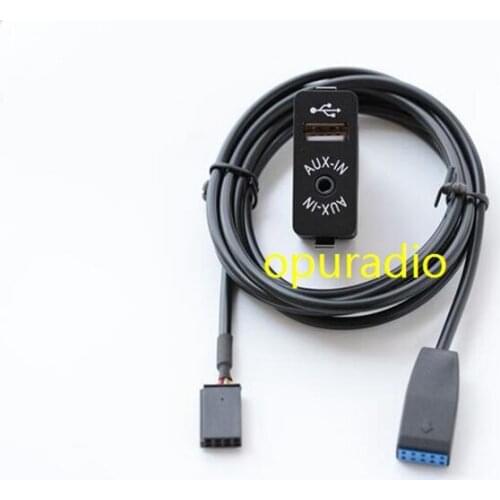 Brand new Opuradio GPS Navigation cable AUX in Plug Socket Harness Adapter for BMW E46 Car radio