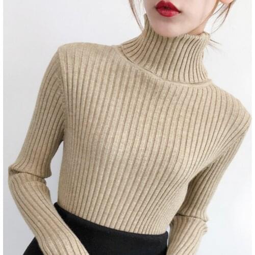 Turtleneck female hedge qiu dong to take a more brief paragraph cultivate morality jersey render unlined upper garment