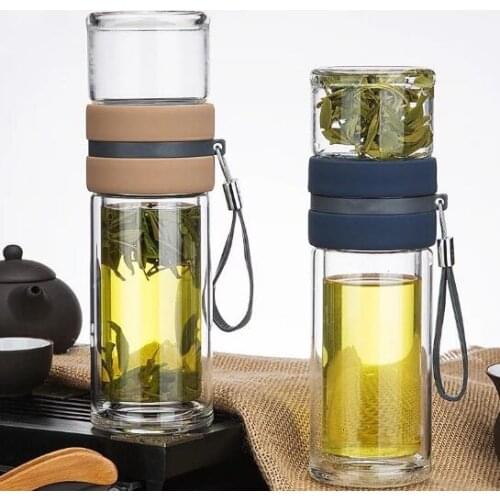 High-grade new tea water separation glass business office men and women gift cup