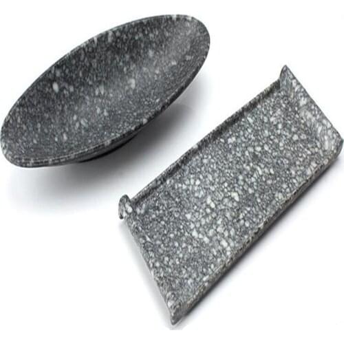 1pcs melamine barbecue steak western food tray sushi fruit bread bowl pasta pizza dish buffet cutlery kitchen supplies