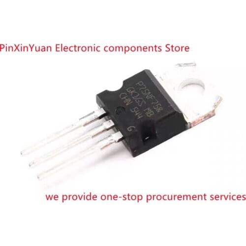 10PCS/LOT New original P75NF75 STP75NF75 TO-220 MOSFET motor controller chip In stock
