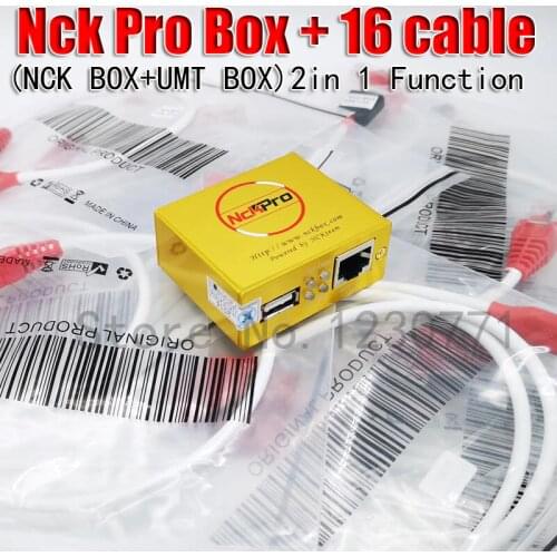 100% Original NCK PRO BOX NCK Pro 2 box (support NCK+ UMT 2 in 1) +16 cables