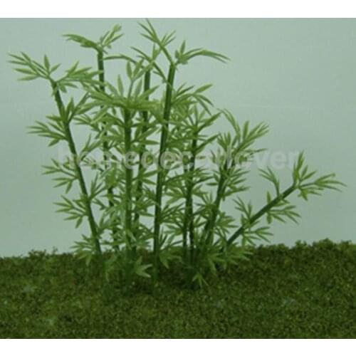 100x Bamboo Trees Model Park Garden Buildings Architecture Scene Layout 4 Scale
