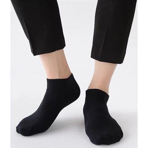 5Pairs Women Socks Breathable Sports Socks Solid Color Boat Socks Comfortable Cotton Ankle Socks