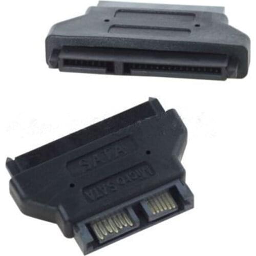 SATA 22 pin 22p female to ODD slimline SATA 13 pin male CD-ROM convertor adapter