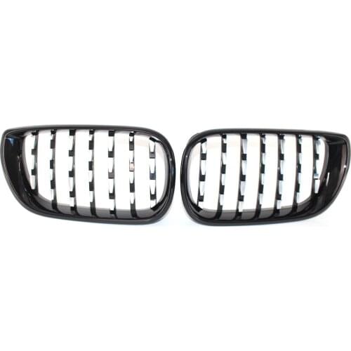 Car Chrome+Black Front Grille Diamond Metero style Grill For BMW E46 E46 3 Series 320i 325i 330i 330xi 325xi Facelift 4D 02-05