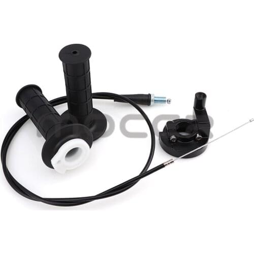 Free shipping 22mm Throttle Grip Twist Throttle Hand Grip with Twist Cable Handle Throttle Clamp For Motorized Bicycle Push Bike