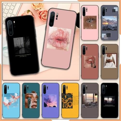 Aesthetic Yellow Sunflower Phone Case For Huawei P40 P20 P30 lite Pro P Smart 2019 Mate 40 20 10 Lite Pro Nova 5t