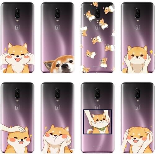 Shiba Inu Dog Cute Kawaii Puppy Girl Soft Back Cover For One Plus 6 6T 5 5T 3 3T Phone Case Silicone For OnePlus 6 6T 5 5T 3 3T