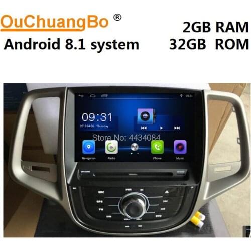 Ouchuangbo car audio head unit gps android 8.1 for Changan Eado support SWC 3G wifi USB 4*45 4 core 2+32