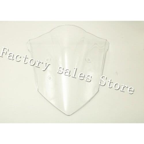 HotSale For Honda CBR650F CBR 650F 650 F 2014 2015 2016 2017 White Motorcycle Windshield WindScreen Double Bubble 14 15 16 17