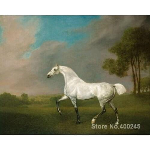 Classic paintings A Grey horse George Stubbs Art reproduction High quality Hand painted