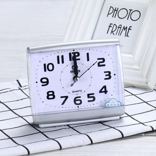 Room Decor Night Decor Home Silent No Tick Number Bedside Table Clock Curved Dimmable Mirror Clock
