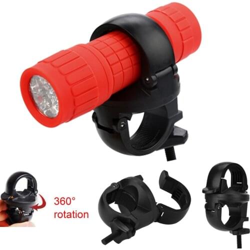 360 degree Rotation Bracket Cycling Flashlight Stand Bicycle Mtb Lamp Holder Led Torch Light Mount For Bike Accessories #W5
