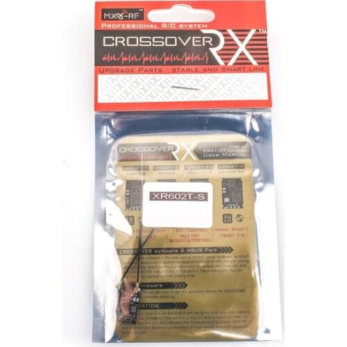 CROSSOVER 8CH Micro XR602T-S Receiver Compatible Futaba SFHSS RX 2KM Range for RC Quadcopter FPV Drone SBUS/FPORT/RSS Output