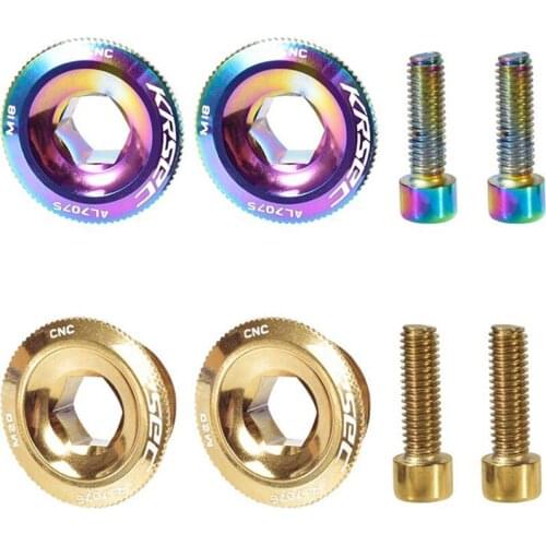 M18/M20 Bike Crank Cover Screw Cap Crankset Cover Aluminum Road Bike Arm Bolt