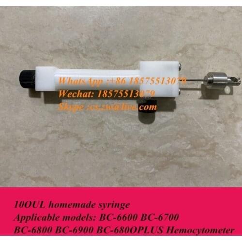Mindray BC6600 BC6700 BC6800 BC6900 BC6800PLUS Hemocytometer 100UL Homemade Syringe