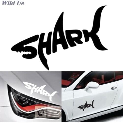 New Fashion Stylish SHARK Auto Car Trunk Thriller Rear Window Body Stickers